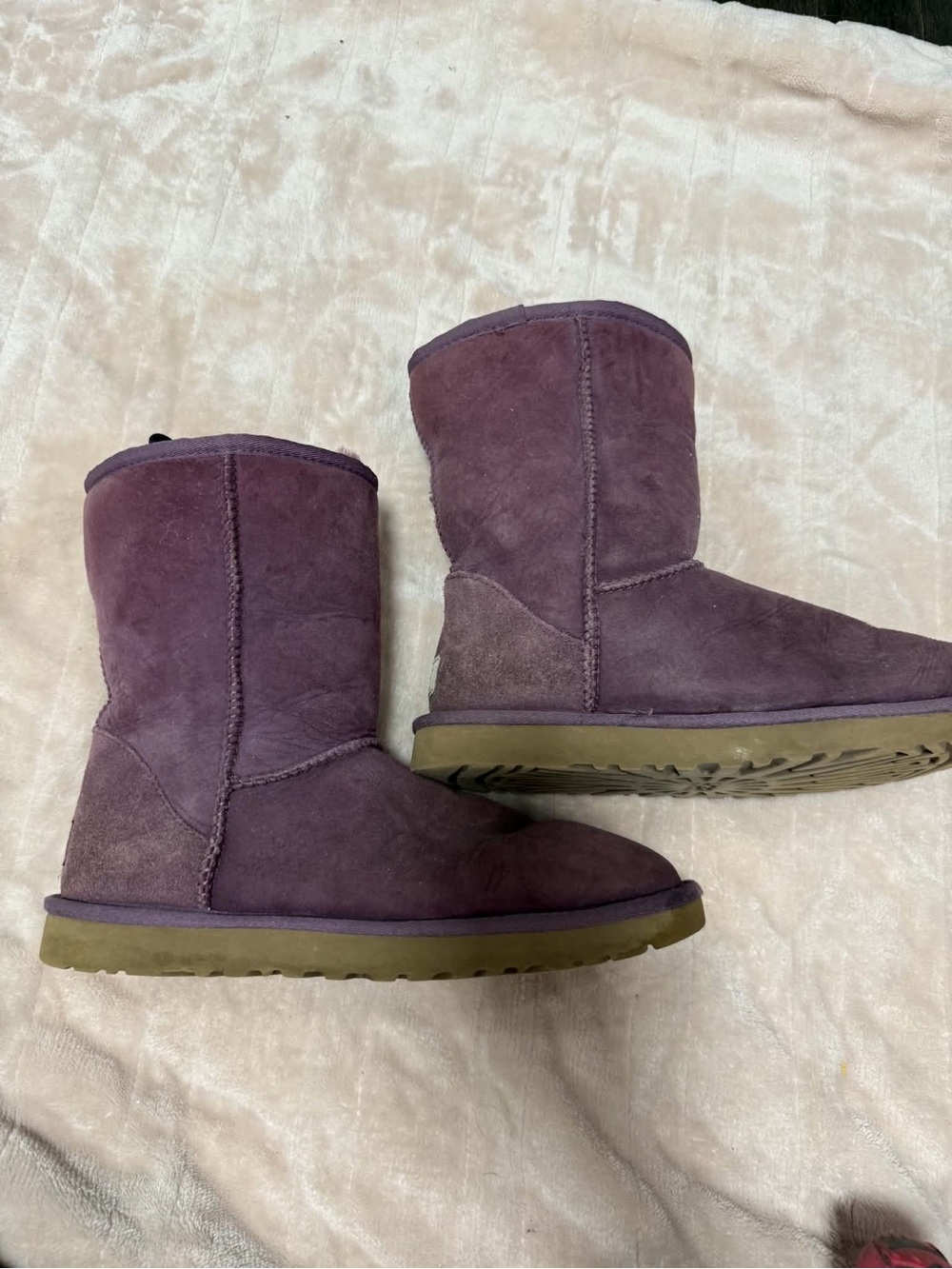 UGG Women's Short Suede Boot - Plum